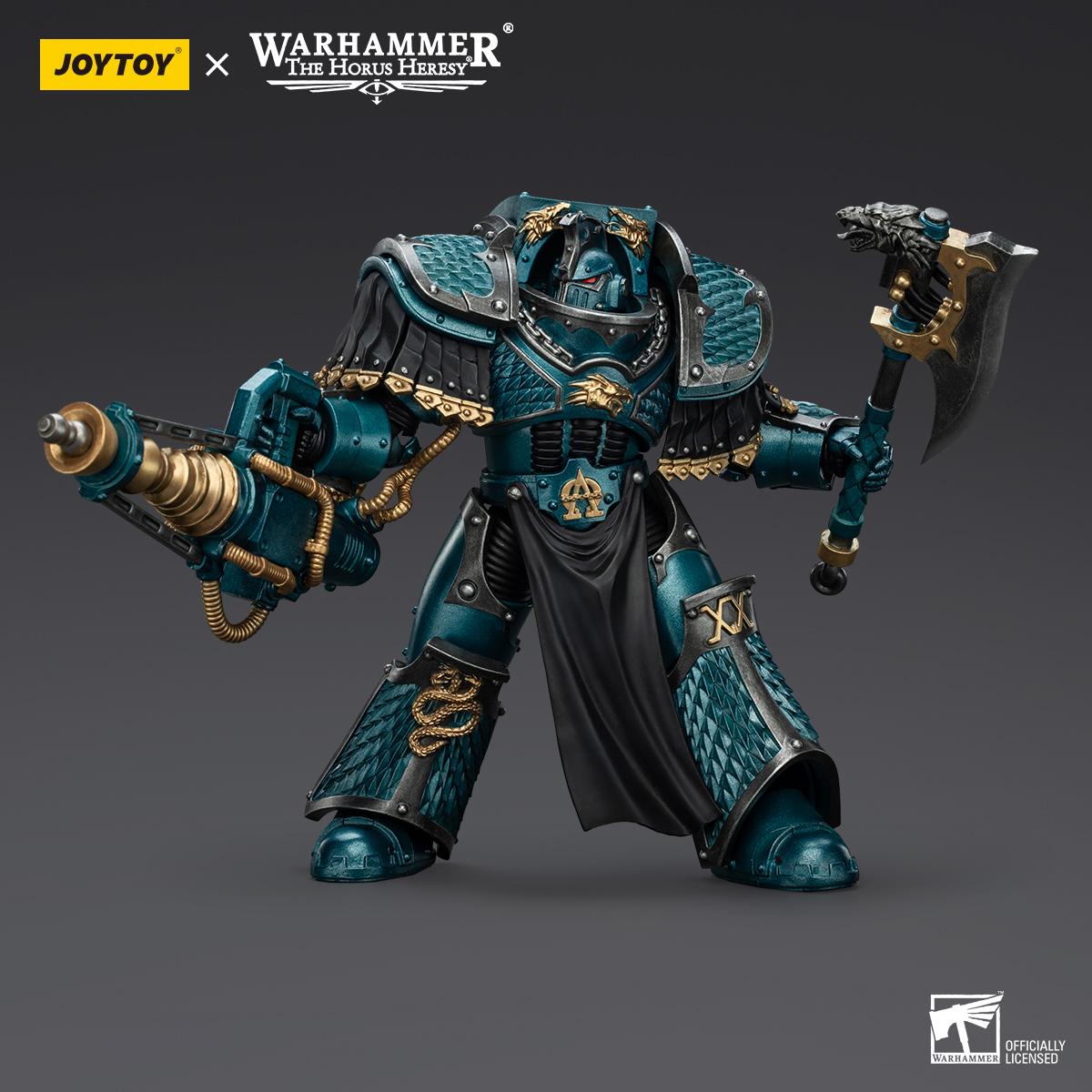Warhammer 40k Alpha Legion Lernaean Terminator with Conversion Beam Cannon