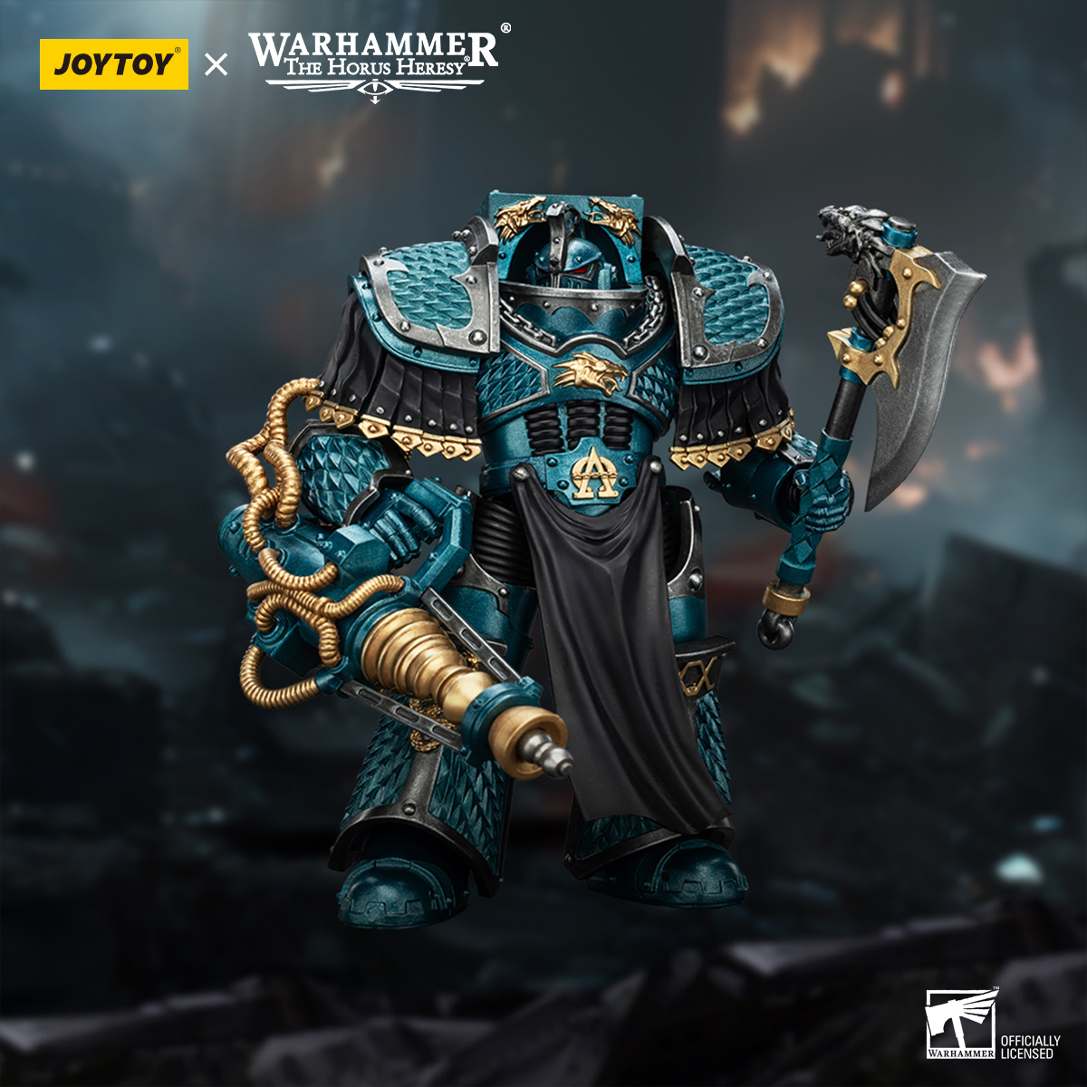 Warhammer 40k Alpha Legion Lernaean Terminator with Conversion Beam Cannon