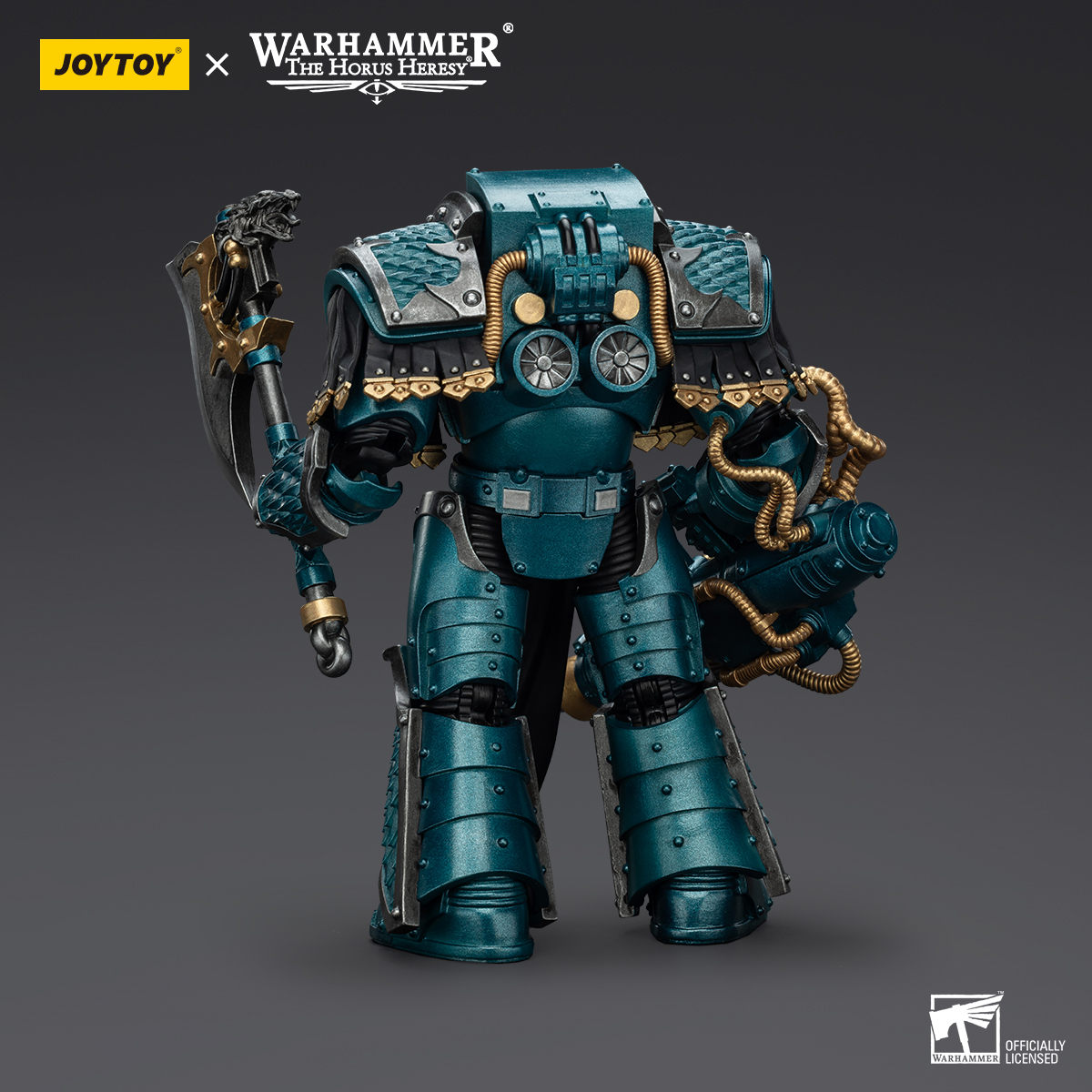 Warhammer 40k Alpha Legion Lernaean Terminator with Conversion Beam Cannon