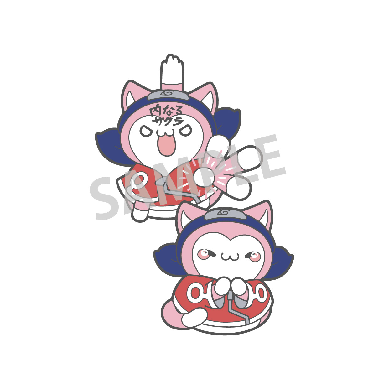 Mega Cat Project Naruto Nyaruto! Pins Collection Sakura Haruno
