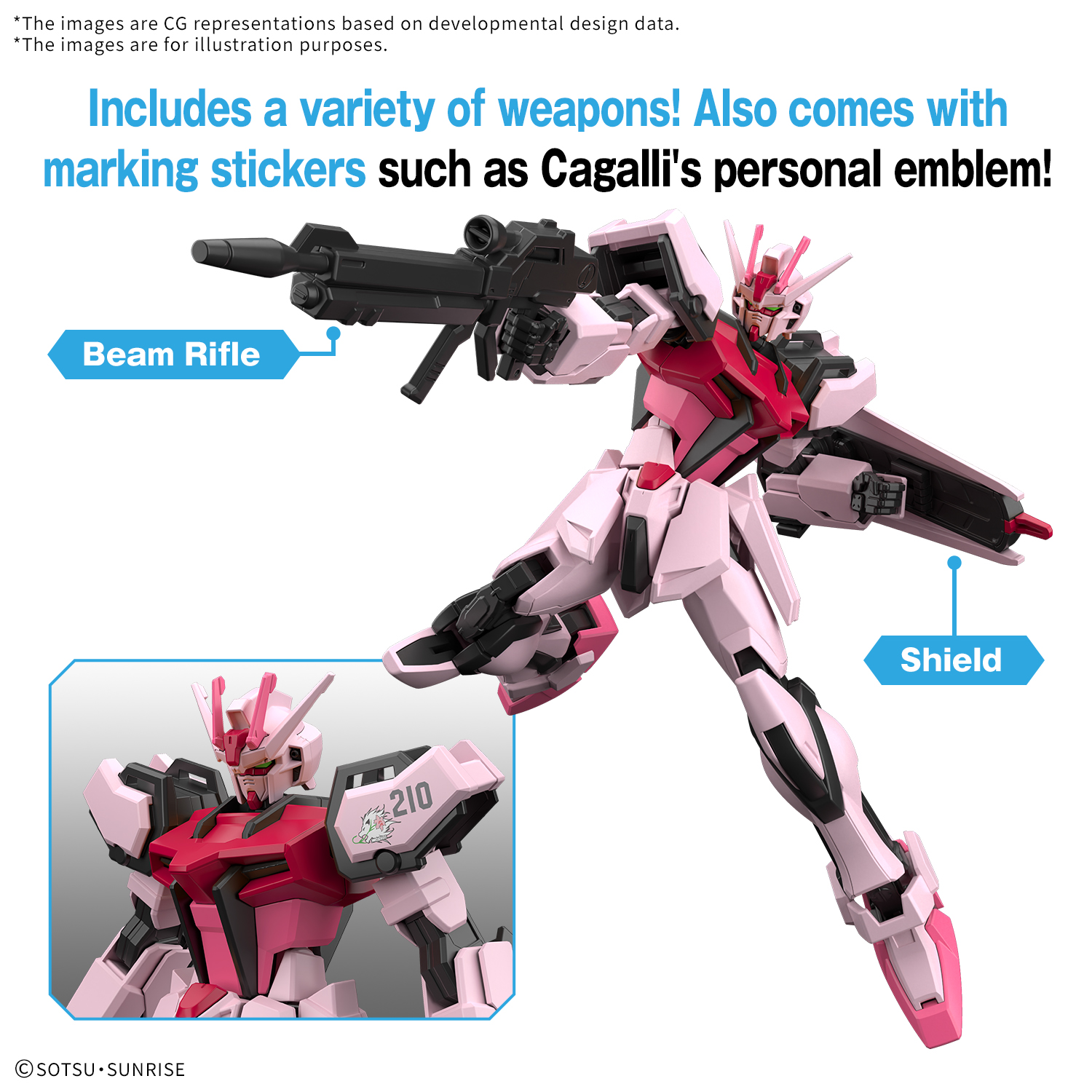Entry Grade 1/144 Strike Rouge Model Kit
