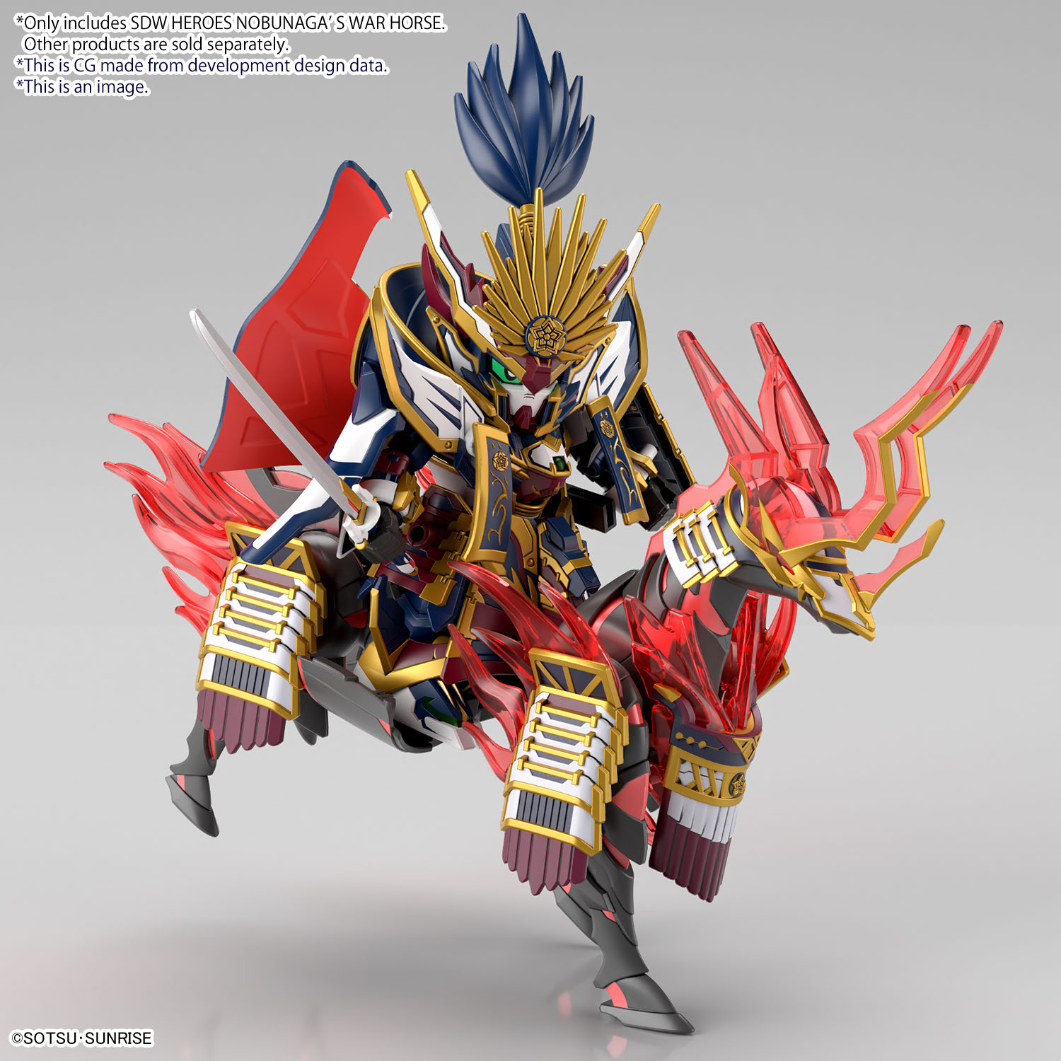 SDW Heroes Nobunaga's War Horse Model Kit