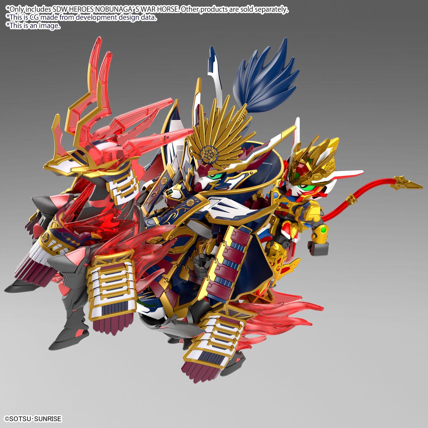 SDW Heroes Nobunaga's War Horse Model Kit