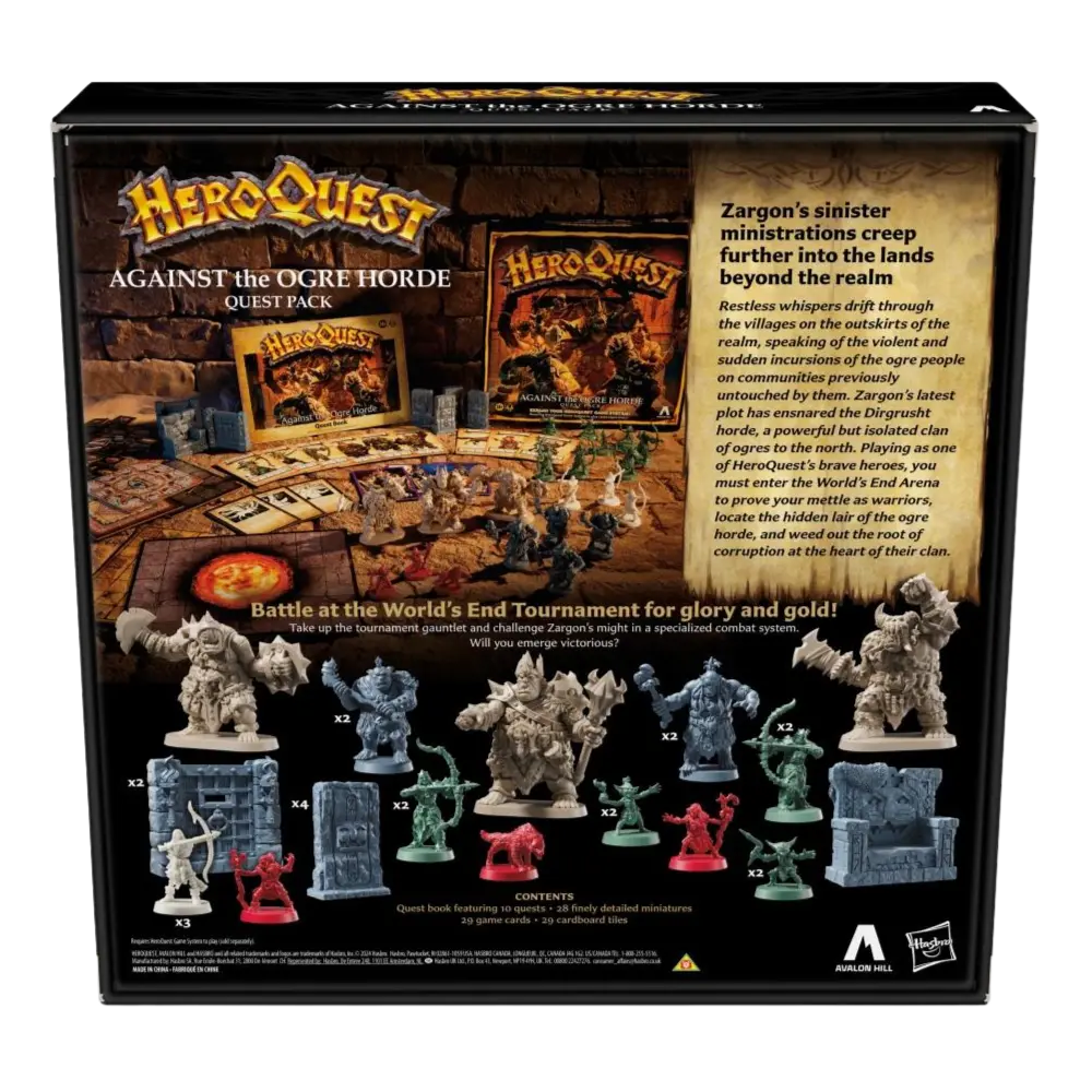 HeroQuest Against the Ogre Horde Quest Pack