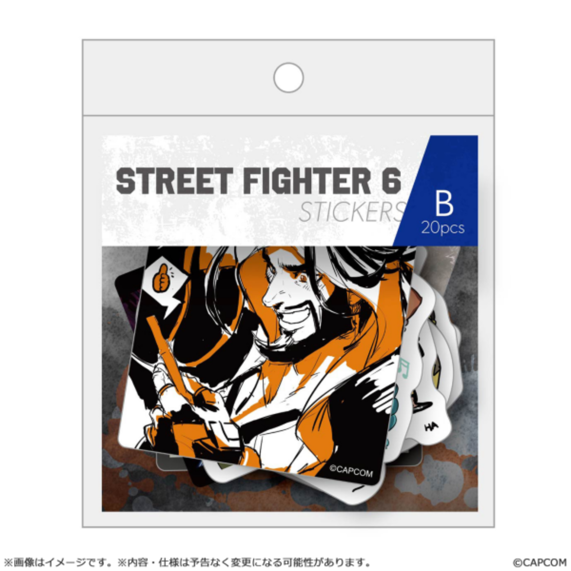 Street Fighter 6 Die-Cut Stickers B Set