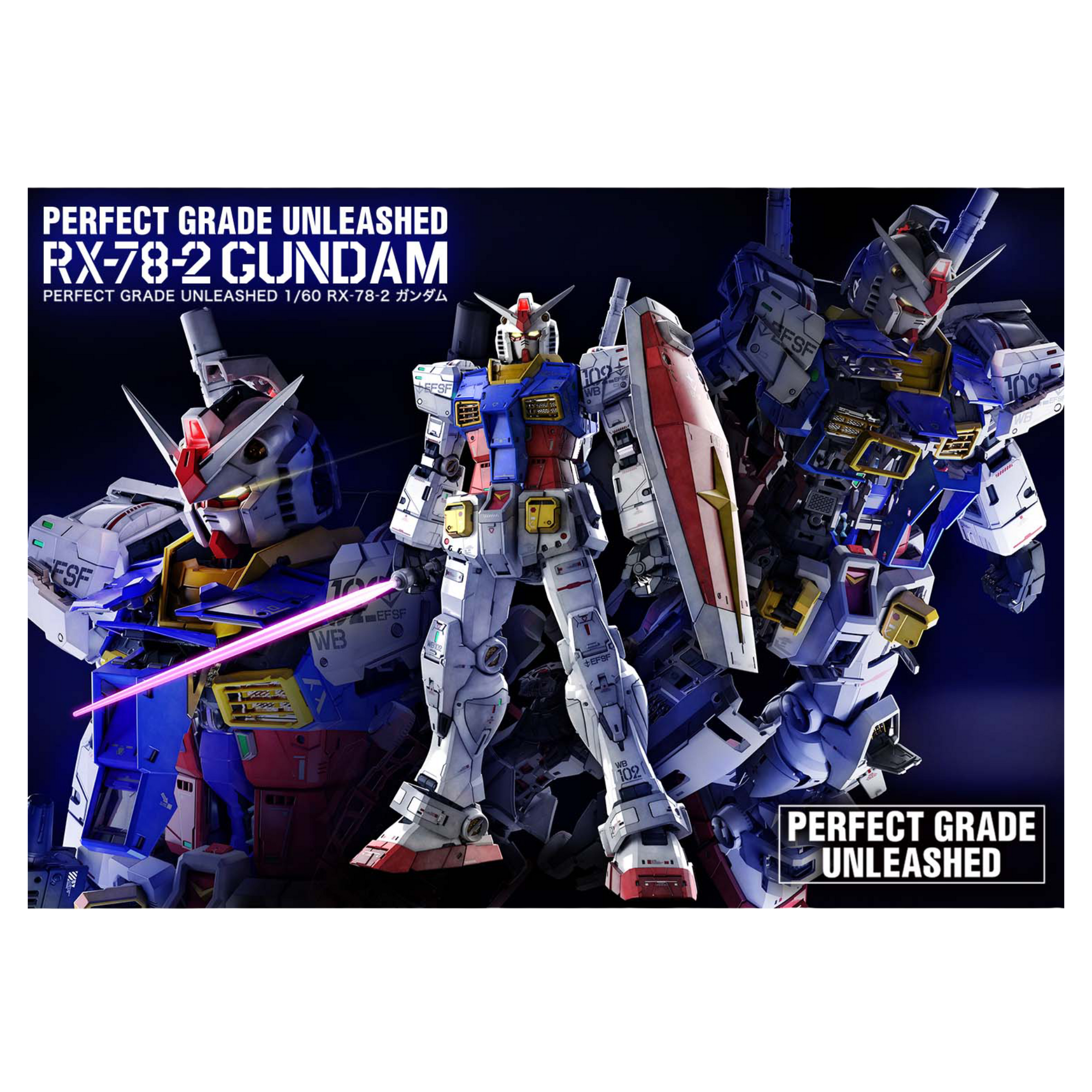 PG Unleashed 1/60 RX-78-2 Gundam Model Kit
